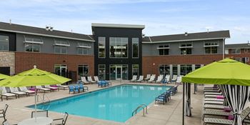 View of outdoor pool